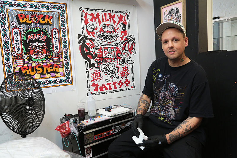 Sunset Tattoos : Tattoo Studio : Auckland : New Zealand : Business News Photos : Richard Moore : Photographer